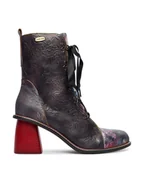 Botki damskie - Laura Vita Botki Evcao 311 Szary - miniaturka - grafika 1