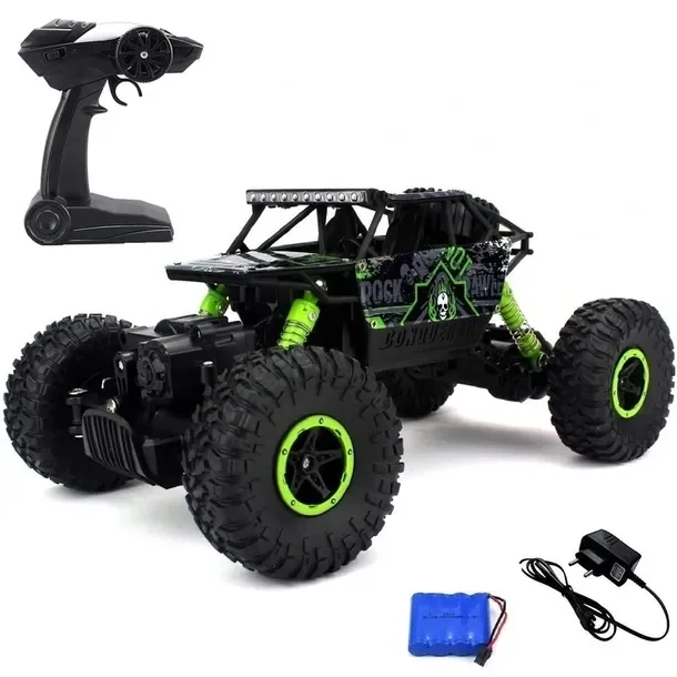 Rock Crawler Samochód Zdalnie Sterowany Rc 4x4 Dwa Silniki Auto Terenowy