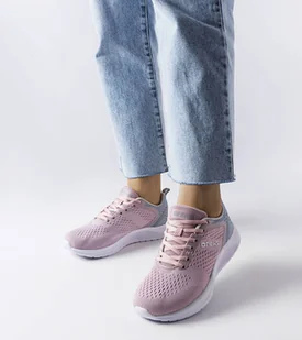 Różowe sportowe sneakersy Nairene-40 - Botki damskie - miniaturka - grafika 1