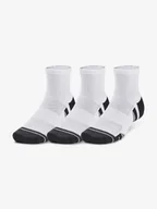 Skarpetki męskie - Skarpetki Under Armour Performance Tech 3pk Qtr-WHT L - miniaturka - grafika 1