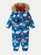 Kombinezony dla dzieci - Reima Kombinezon zimowy Lappi 5100129C Niebieski Regular Fit - miniaturka - grafika 1