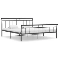 Łóżka - vidaXL Lumarko Rama łóżka, czarna, metalowa, 180 x 200 cm! 325045 - miniaturka - grafika 1