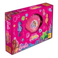 Masy plastyczne - Lisciani, Zestaw z brokatowym piaskiem Barbie - miniaturka - grafika 1