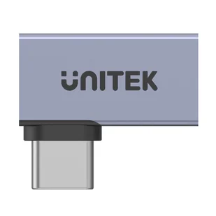 Unitek Adapter USB-C na USB-C kątowy płaski 40Gbps - Złącza, przejściówki, adaptery - miniaturka - grafika 1
