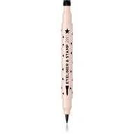 Eyelinery - EVELINE Eyeliner &amp; Stempel W Pisaku 2w1 02 Gwiazda - miniaturka - grafika 1