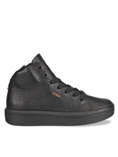 ECCO Sneakersy Soft 60 K 71382201001 Czarny - Buty dla dziewczynek - miniaturka - grafika 1