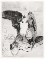 Plakaty - Harpy (1894), Edvard Munch -  plakat Wymiar do wyboru: 30x40 cm - miniaturka - grafika 1