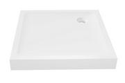 Brodziki prysznicowe - New Trendy B-0606 Brodzik MILD akrylowy kwadratowy 100x100x11,5 biały - miniaturka - grafika 1