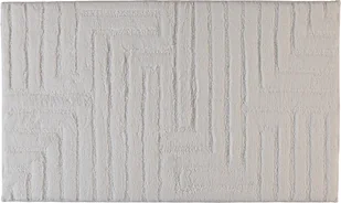 Dywanik łazienkowy Cawo 60 x 100 cm biały wytłaczany - Dywaniki łazienkowe - miniaturka - grafika 1