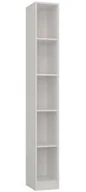 Regały - Biały wąski regał nowoczesny C2-R87 - miniaturka - grafika 1