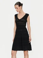 Sukienki - Morgan Sukienka letnia 241-RMNAIA Czarny Slim Fit - miniaturka - grafika 1