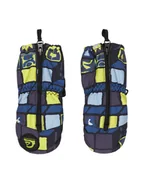 Rękawice narciarskie - Quiksilver Rękawice narciarskie Indie EQKHN03011 Szary - miniaturka - grafika 1