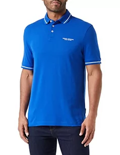 Armani Exchange Męska koszulka polo Essential, Pima Cotton, regular fit, granatowa, S, morski, S - Koszulki męskie - miniaturka - grafika 1