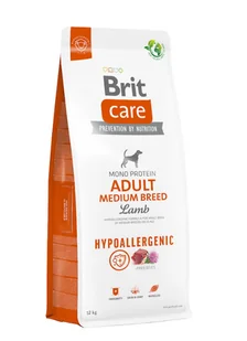 Brit Care Dog Hypoallergenic Adult Medium Breed, jagnięcina i ryż - 12 kg - Sucha karma dla psów - miniaturka - grafika 2