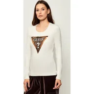 Bluzki damskie - GUESS Bluzka LEO Slim Fit - miniaturka - grafika 1
