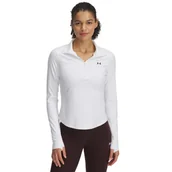 Koszulki i topy damskie - Damski longsleeve treningowy Under Armour Motion 1/2 Zip EMEA - biały - miniaturka - grafika 1