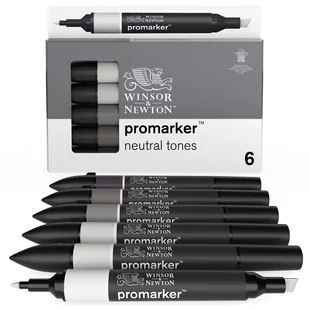 Promarker 6 Neutral Tones - Przybory szkolne - miniaturka - grafika 2