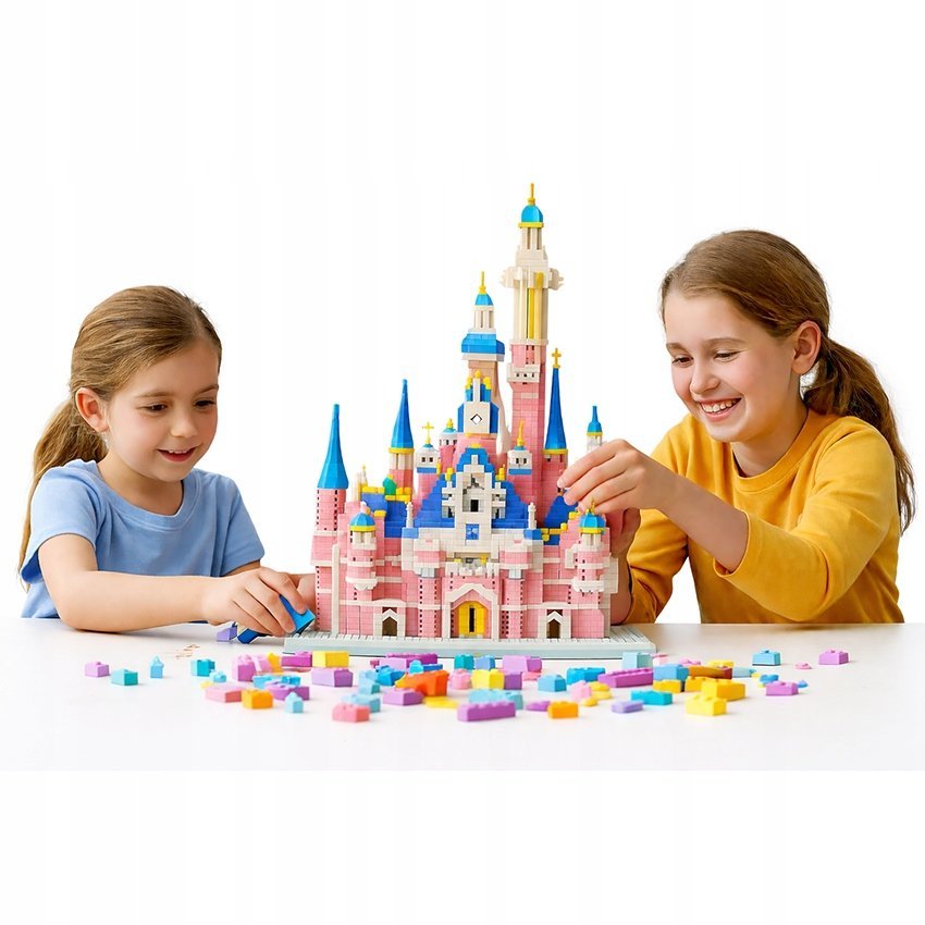 Zamek Księżniczki Klocki Konstrukcyjne 3341 el. Pałac Castle MEGA XXL