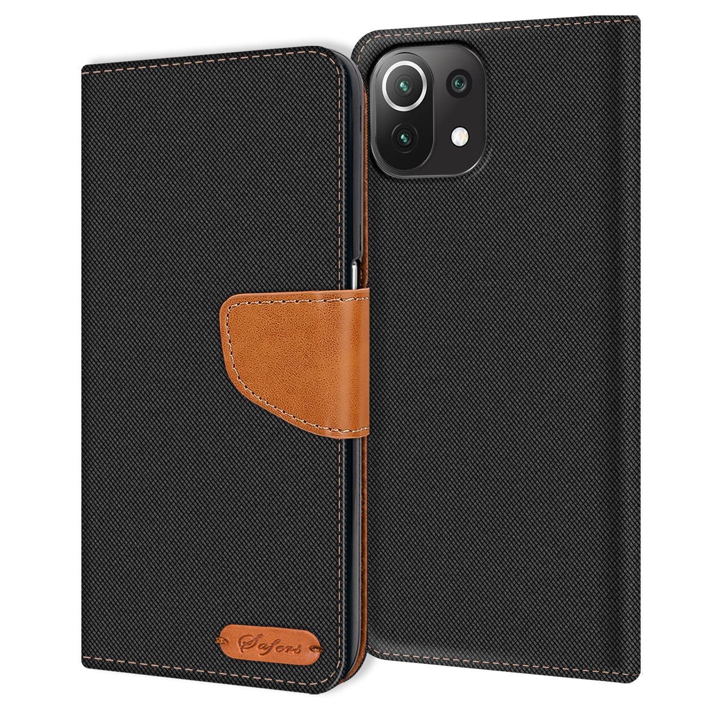 Etui na telefon komórkowy Xiaomi Mi 11 Lite 4G / 5G Etui Wallet Flip Case Etui ochronne Pokrowiec materiałowy