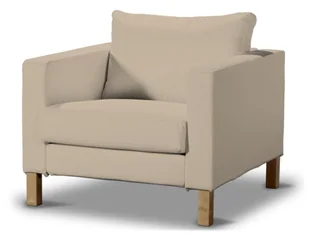 Dekoria Pokrowiec na fotel Karlstad krótki Caffe Latte beżowy) Fotel Karlstad Cotton Panama 619-702-01 - Pokrowce na meble Dekoria Pokrowiec na fotel Karlstad krótki Caffe Latte beżowy) Fotel Karlstad Cotton Panama 619-702-01 - Pokrowce na meble - miniaturka - grafika 1