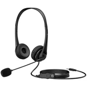Słuchawki - HP Stereo 3.5mm Headset G2 428H6AA czarne - miniaturka - grafika 1