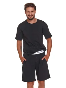 Doctor Nap Piżama w kolorze czarnym - Piżamy męskie - miniaturka - grafika 1