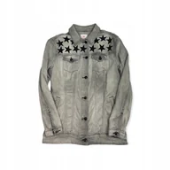 Kurtki damskie - Jeansowa szara kurtka damska LULAROE S - miniaturka - grafika 1