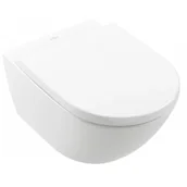 Miski WC - VILLEROY - BOCH 4670T0R1 + 8M42S101 Subway 3.0 Combi-Pack, podwieszany, wraz z TwistFlush, Weiss Alpin CeramicPlus - miniaturka - grafika 1