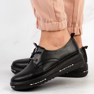 Czarne półbuty damskie Vinceza 10713 - Półbuty damskie Czarne półbuty damskie Vinceza 10713 - Półbuty damskie - miniaturka - grafika 1