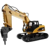 Zabawki zdalnie sterowane - Koparka zdalnie sterowana HUINA 1560 - miniaturka - grafika 1