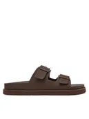 Klapki i japonki męskie - Gant Klapki 32634299 Brązowy - miniaturka - grafika 1