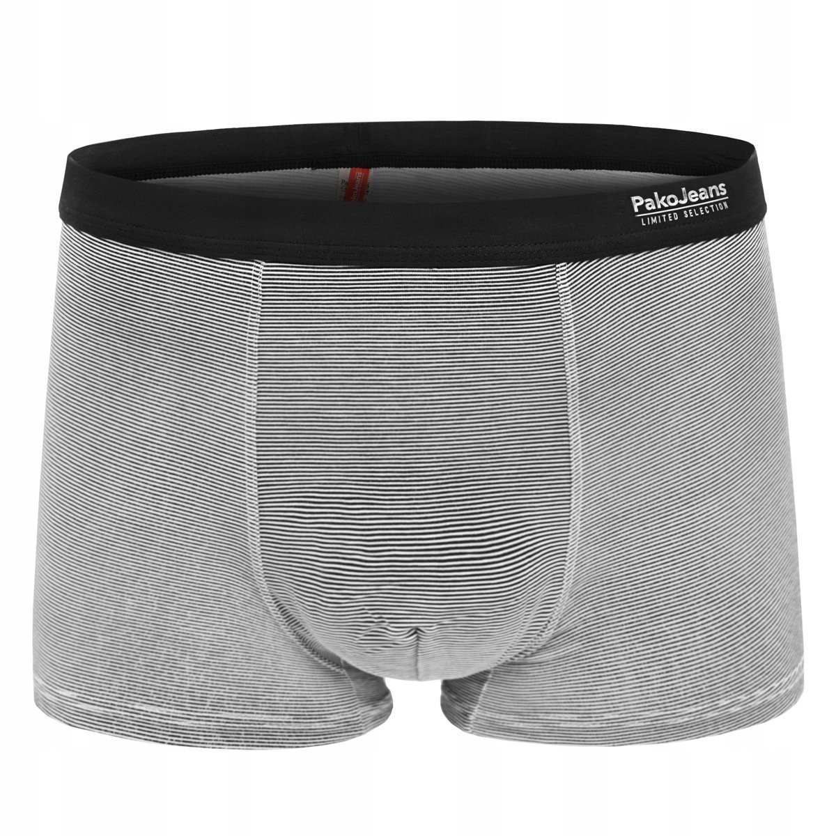 Bokserki męskie bawełniane wygodne STRIPE czarne w paski M Pako Jeans