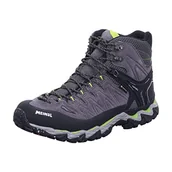 Buty trekkingowe męskie - Meindl Męskie buty trekkingowe Lite Hike GTX, Antracyt limonkowy, 46.5 EU - miniaturka - grafika 1