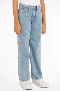 Calvin Klein Jeans jeansy dziecięce - Spodnie i spodenki dla dziewczynek - miniaturka - grafika 1