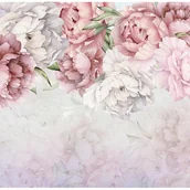 Fototapety - Fototapeta Kwiaty Zwisające Piwonie 400x280 cm Tapeta Do Sypialni Salonu Kuchni Na Flizelinie - miniaturka - grafika 1