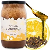 Miód - Miód z cytryną i goździkami 0,9 kg cytryny i goździki w miodzie kremowany - miniaturka - grafika 1