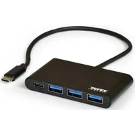 Huby USB - Port Connect Hub USB-C/USB 3.0 Hub USB-C/3.0 4 ports (kategorie obiektu: Hub FireWire/USB) 900122 - miniaturka - grafika 1