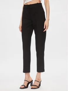 Tommy Hilfiger Spodnie materiałowe Core WW0WW39723 Czarny Straight Fit - Spodnie sportowe damskie - miniaturka - grafika 1