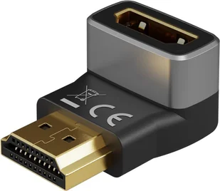 Goobay 72011 adapter kablowy HDMI Typu A (Standard) Czarny, Srebrny - Adaptery i przejściówki - miniaturka - grafika 1
