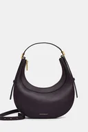 Torebki damskie - Coccinelle torebka skórzana kolor fioletowy - miniaturka - grafika 1