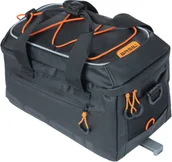 Sakwy rowerowe - Basil Miles Tarpaulin Bicycle Trunkbag MIK, black/orange 2021 Sakwy 18114 - miniaturka - grafika 1