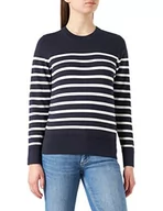 Swetry damskie - GANT Sweter damski, niebieski (Evening Blue), L - miniaturka - grafika 1