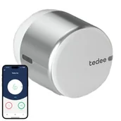 Systemy inteligentnych domów - Zamek elektroniczny TEDEE GO2 TLV2.0AA Srebrny - miniaturka - grafika 1
