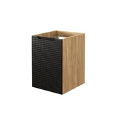 Szafki łazienkowe - Szafka łazienkowa pod blat Comad Luxor 40 cm czarny mat/jasne drewno  81-40-1D - miniaturka - grafika 1