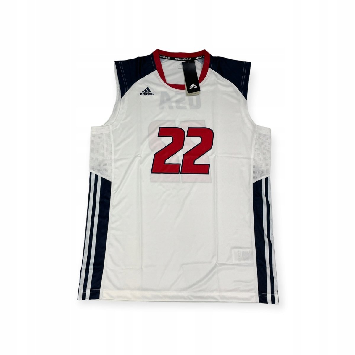 Koszulka bokserka męska USA Adidas Volleyball L