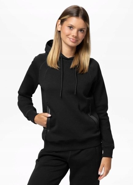 Bluza damska z kapturem Pitbull Explory czarna XL