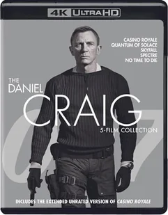 007 James Bond: The Daniel Craig Collection: Casino Royale / Quantum of Solace / Skyfall / Spectre / No Time to Die - Filmy akcji Blu-Ray - miniaturka - grafika 1