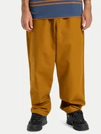 Spodnie męskie - DC Shoes Spodnie materiałowe Framed EDYNP03169 Brązowy Relaxed Fit - miniaturka - grafika 1