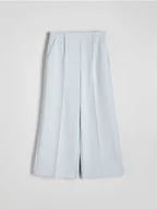 Spodnie damskie - Reserved - Spodnie culotte z wiskozą - jasnoturkusowy - miniaturka - grafika 1