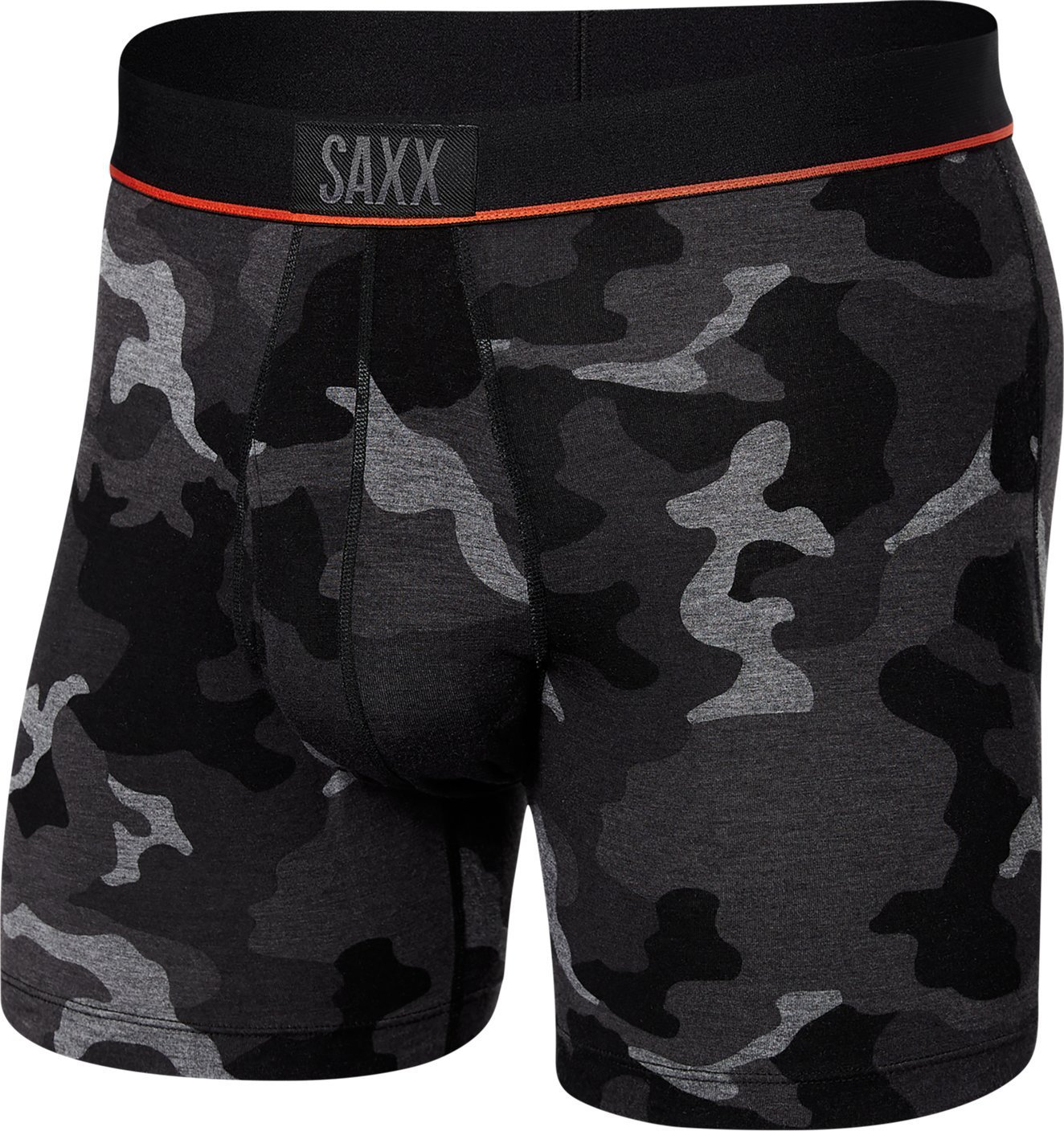 SAXX Bokserki męskie SAXX Ultra Czarny moro - czarne S